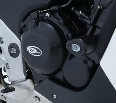 R&G Racing Engine Case Cover Kit (2 Piece) Black for Honda CB500F/CBR500R 13-18
