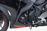 R&G Racing Race Series Engine Case Cover Kit (2 Piece) Black for Yamaha MT-03 16-19/MT-25 15-20/YZF-R25 14-20/YZF-R3 15-20