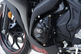 R&G Racing Race Series Engine Case Cover Kit (2 Piece) Black for Yamaha MT-03 16-19/MT-25 15-20/YZF-R25 14-20/YZF-R3 15-20