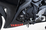 R&G Racing Race Series Engine Case Cover Kit (2 Piece) Black for Yamaha MT-03 16-19/MT-25 15-20/YZF-R25 14-20/YZF-R3 15-20