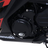 R&G Racing Engine Case Cover Kit (2 Piece) Black for Kawasaki Ninja 250 18-20/Ninja 400 18-19/Z400 19-20