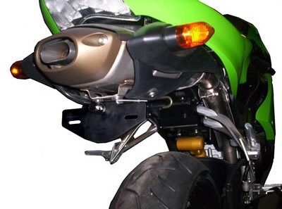 R&G Racing Tail Tidy License Plate Holder Black for Kawasaki ZX-6R 05-06