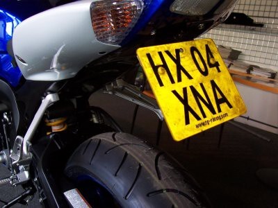 R&G Racing Tail Tidy License Plate Holder Black for Suzuki GSX-R600/GSX-R750 06-07