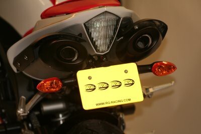 R&G Racing Tail Tidy License Plate Holder Black for Yamaha YZF-R1 07-14
