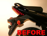 R&G Racing Tail Tidy License Plate Holder Black for Suzuki SV650 Bikini/SV650 FullFaired/SV650 Unfaired 07-12