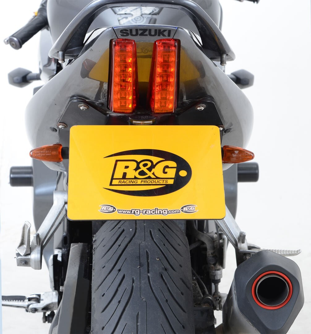 R&G Racing Tail Tidy License Plate Holder Black for Suzuki SV650 Bikini/SV650 FullFaired/SV650 Unfaired 07-12