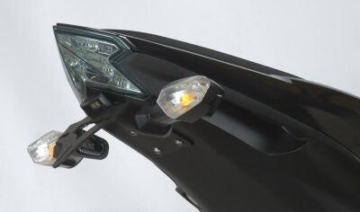 R&G Racing Tail Tidy License Plate Holder Black (OEM Indicators) for Kawasaki Z800 13-16