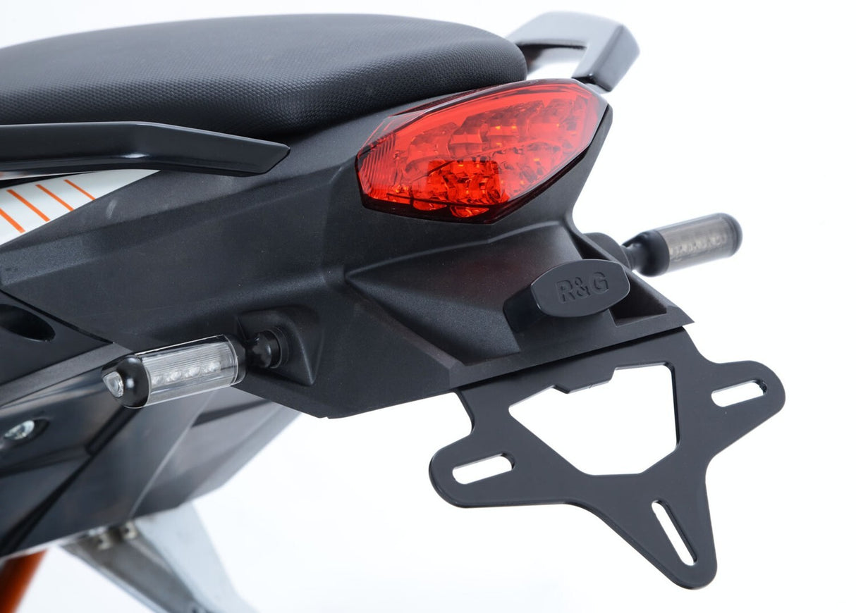 R&G Racing Tail Tidy License Plate Holder Black for KTM 125 Duke 11-16/200 Duke 12-16/390 Duke 13-14