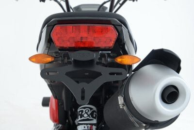 R&G Racing Tail Tidy License Plate Holder Black (Micro Indicators) for Honda MSX125 (GROM 125) 13-15