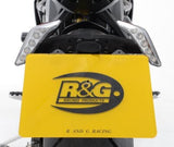 R&G Racing Tail Tidy License Plate Holder Black for MV Agusta Dragster 800/Rivale 800 14-18/Stradale 800/Turismo Veloce 800 15-18