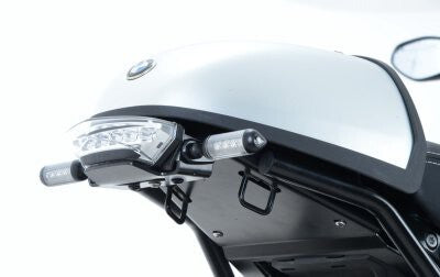 R&G Racing Tail Tidy License Plate Holder Black for BMW R Nine T 14-18 (Swingarm Mounted w/Pillion Seat/Speedhump)