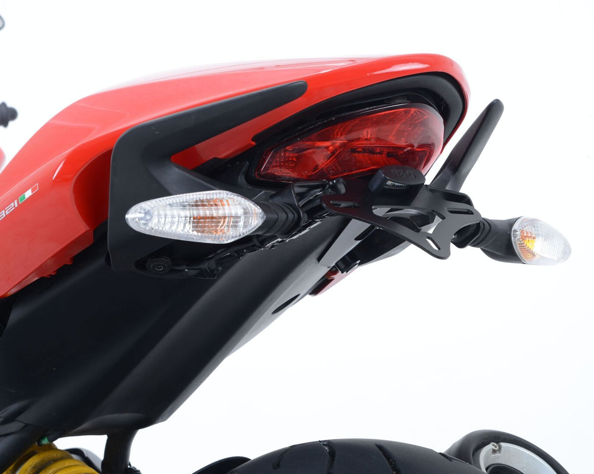 R&G Racing Tail Tidy License Plate Holder Black for Ducati Monster 1200 14-16/Monster 1200S 14-16/Monster 821 14-17