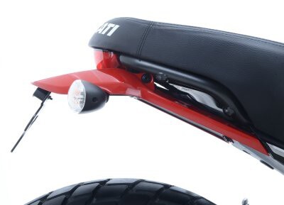 R&G Racing Tail Tidy License Plate Holder Black for Ducati Scrambler Icon 15-20/Scrambler Street Classic 18-20/Scrambler Urban Enduro 15-17