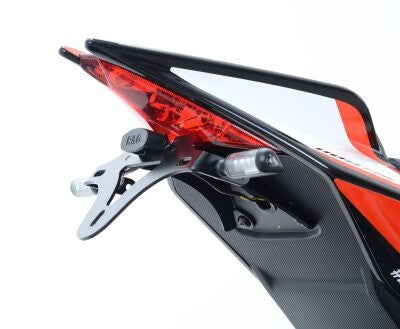 R&G Racing Tail Tidy License Plate Holder Black for Aprilia RSV4 1100 Factory 19-20/RSV4-RF 15-18/RSV4-RR 15-20/Tuono V4 1100 15-18