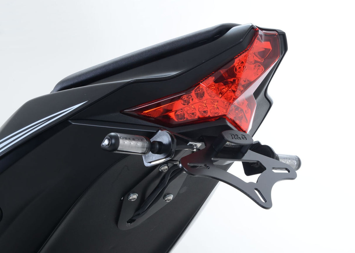 R&G Racing Tail Tidy License Plate Holder Black for Kawasaki ZX-10R 16-20