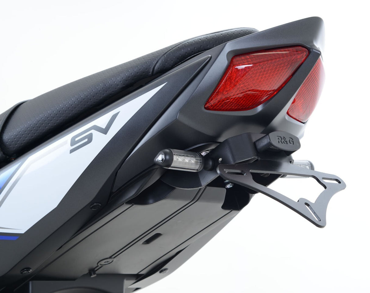 R&G Racing Tail Tidy License Plate Holder Black for Suzuki SV650 Unfaired 16-18/SV650X 18-20