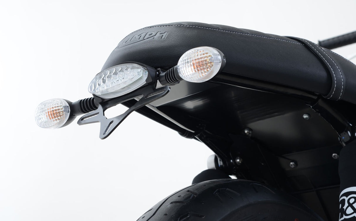 R&G Racing Tail Tidy License Plate Holder Black for Triumph Street Twin 16-18