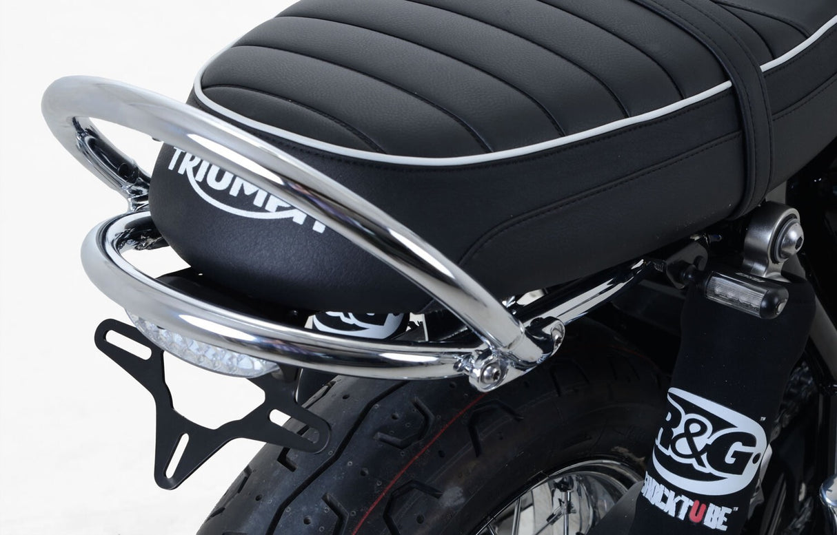 R&G Racing Tail Tidy License Plate Holder Black for Triumph Bonneville 16-18/Bonneville T120 16-20