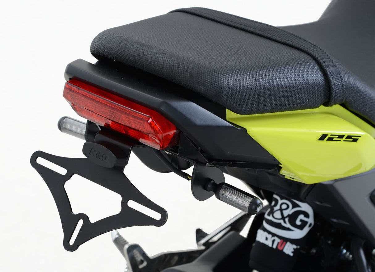 R&G Racing Tail Tidy License Plate Holder Black (Micro Indicators) for Honda MSX125 (GROM 125) 16-20