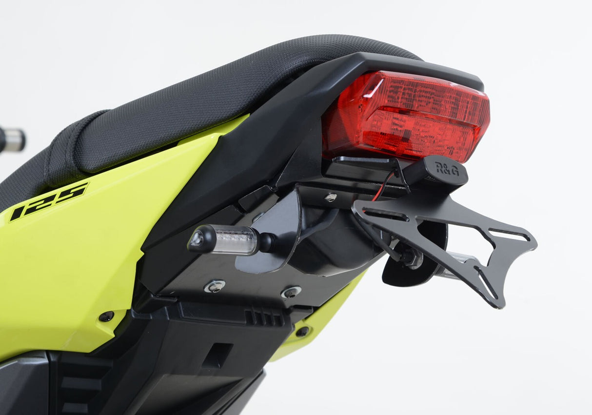 R&G Racing Tail Tidy License Plate Holder Black (Micro Indicators) for Honda MSX125 (GROM 125) 16-20