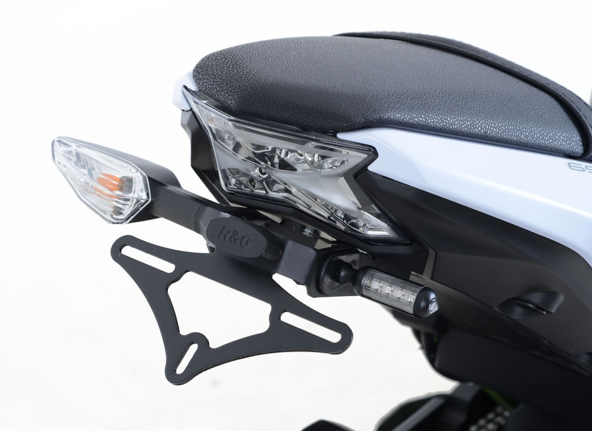 R&G Racing Tail Tidy License Plate Holder Black for Kawasaki Ninja 650/Z650 17-20