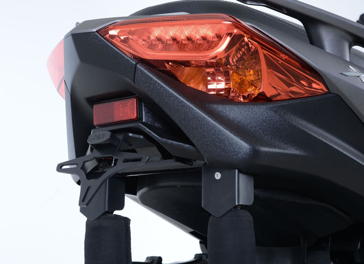 R&G Racing Tail Tidy License Plate Holder Black for Yamaha X-Max 125 18-20/X-Max 300 17-20