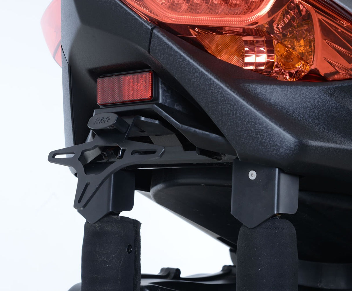 R&G Racing Tail Tidy License Plate Holder Black for Yamaha X-Max 125 18-20/X-Max 300 17-20