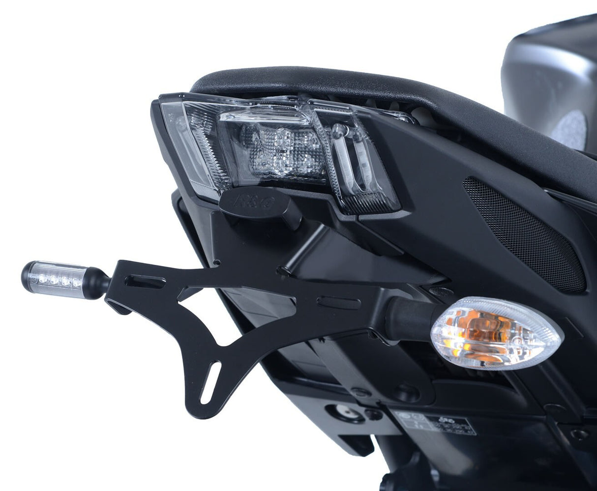 R&G Racing Tail Tidy License Plate Holder Black (Under Tail Light) for Yamaha MT-09 (FZ-09) 17-20/MT-09 SP 18-19