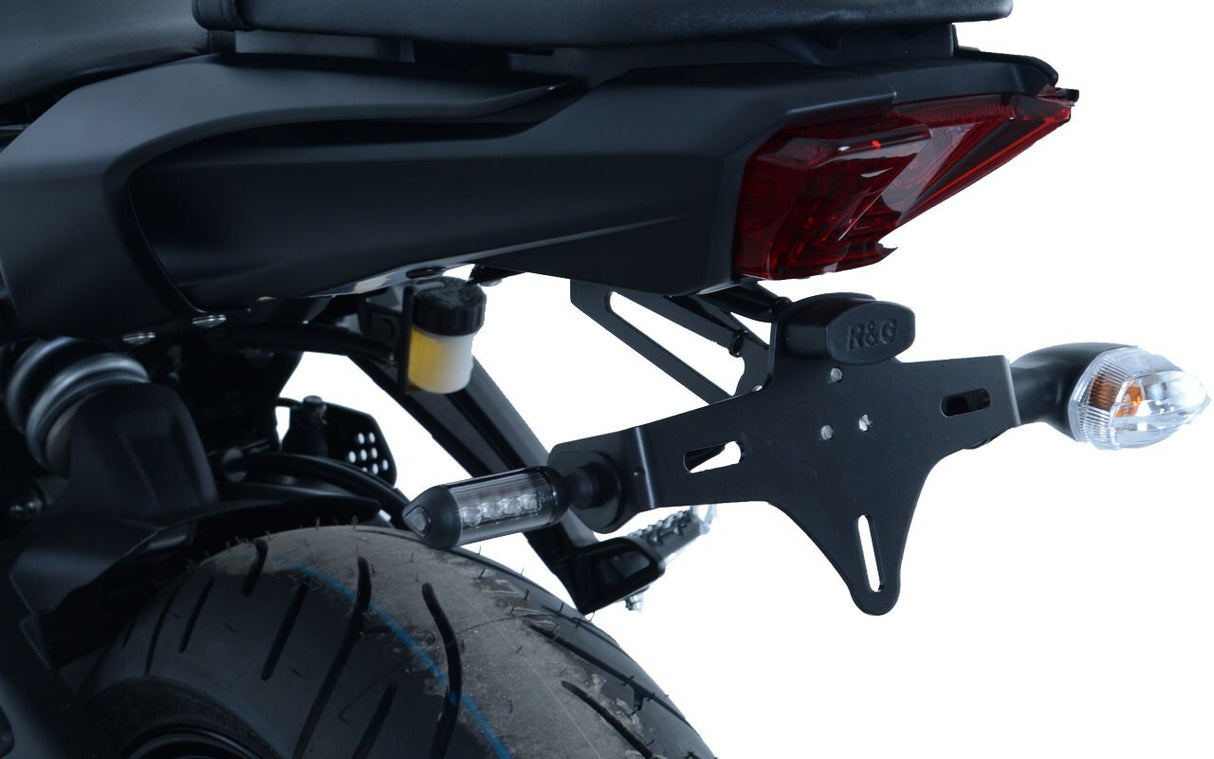 R&G Racing Tail Tidy License Plate Holder Black for Yamaha MT-07 (FZ-07) 14-20/MT-07 MOTO CAGE 15-18