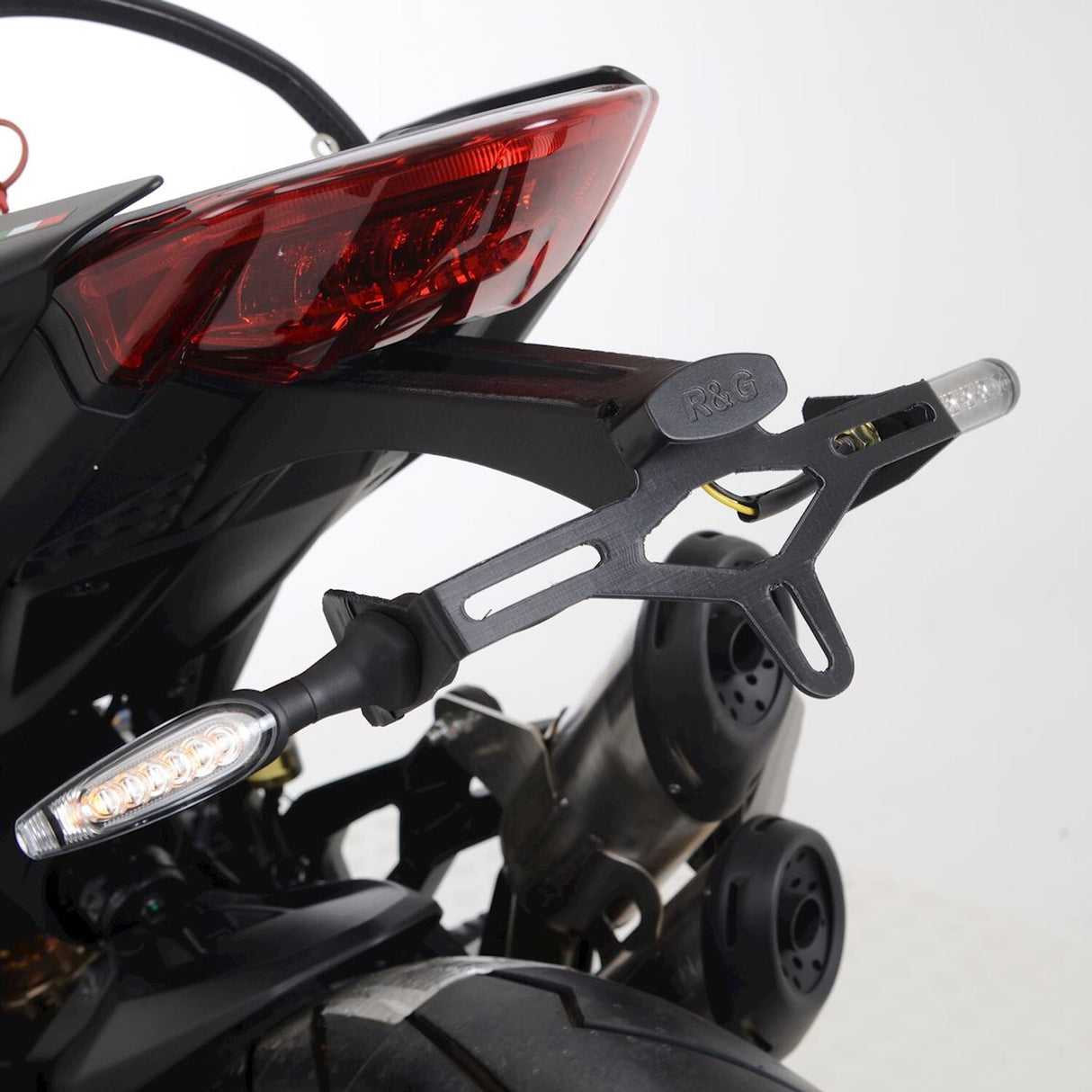 R&G Racing Tail Tidy License Plate Holder Black for Ducati Monster 950 (+)/Monster 937 (+) 21-Up