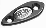 R&G Racing Mirror Blanking Plates Black for Kawasaki ZX-6R 09-12