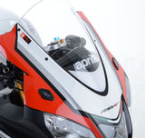 R&G Racing Mirror Blanking Plates Black for Aprilia RS4 125 11-18/RSV4 1100 Factory 19-20/RSV4-RF 15-18/RSV4-RR 15-20