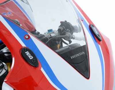 R&G Racing Mirror Blanking Plates Black for Honda CBR1000RR Fireblade 12-16/CBR1000RR SP 14-16