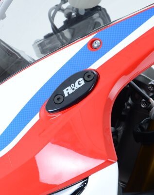 R&G Racing Mirror Blanking Plates Black for Honda CBR1000RR Fireblade 12-16/CBR1000RR SP 14-16