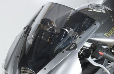 R&G Racing Mirror Blanking Plates Black for Triumph Daytona 675 06-12