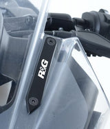 R&G Racing Mirror Blanking Plates Black for KTM RC 125 14-16/RC 200 14-16/RC 390 14-18