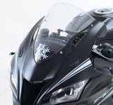 R&G Racing Mirror Blanking Plates Black for Kawasaki ZX-10R 16-20