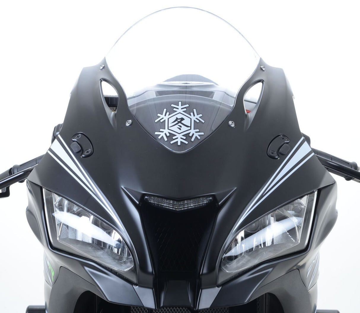 R&G Racing Mirror Blanking Plates Black for Kawasaki ZX-10R 16-20