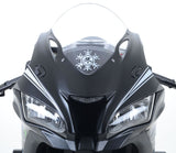 R&G Racing Mirror Blanking Plates Black for Kawasaki ZX-10R 16-20