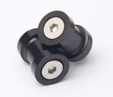 R&G Racing M8 Paddock Stand Bobbins Black for most Honda/Suzuki Models