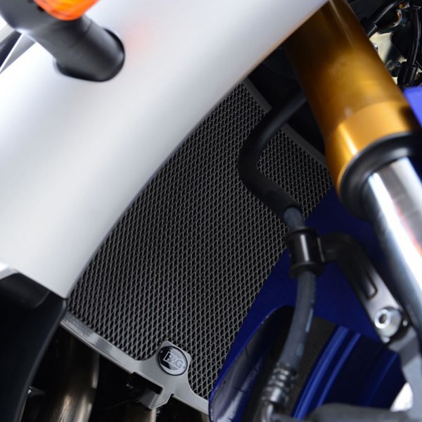 R&G Racing Radiator Guard Black for Yamaha YZF-R1 07-08/YZF-R6 06-16