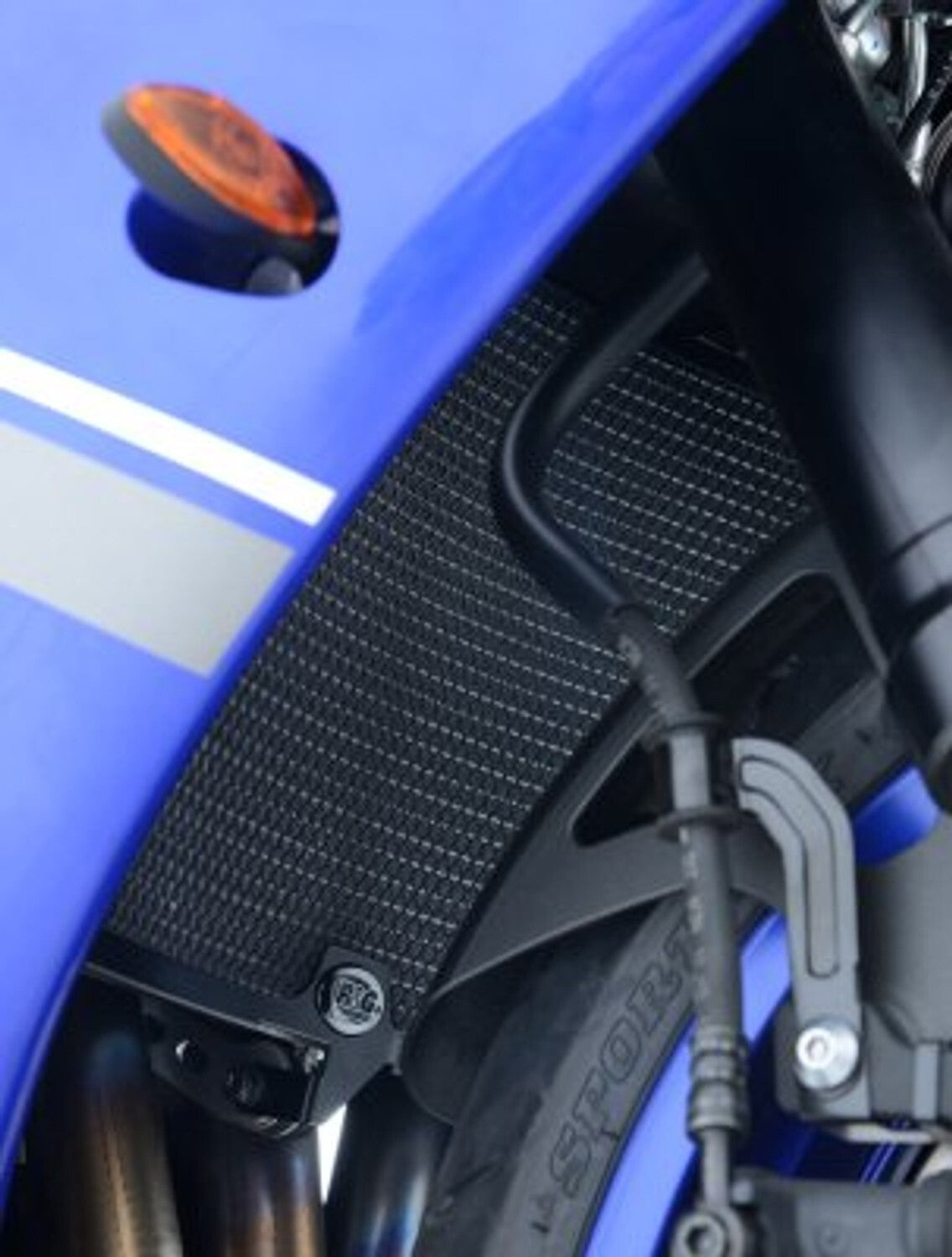 R&G Racing Radiator Guard Black for Yamaha YZF-R1 09-14