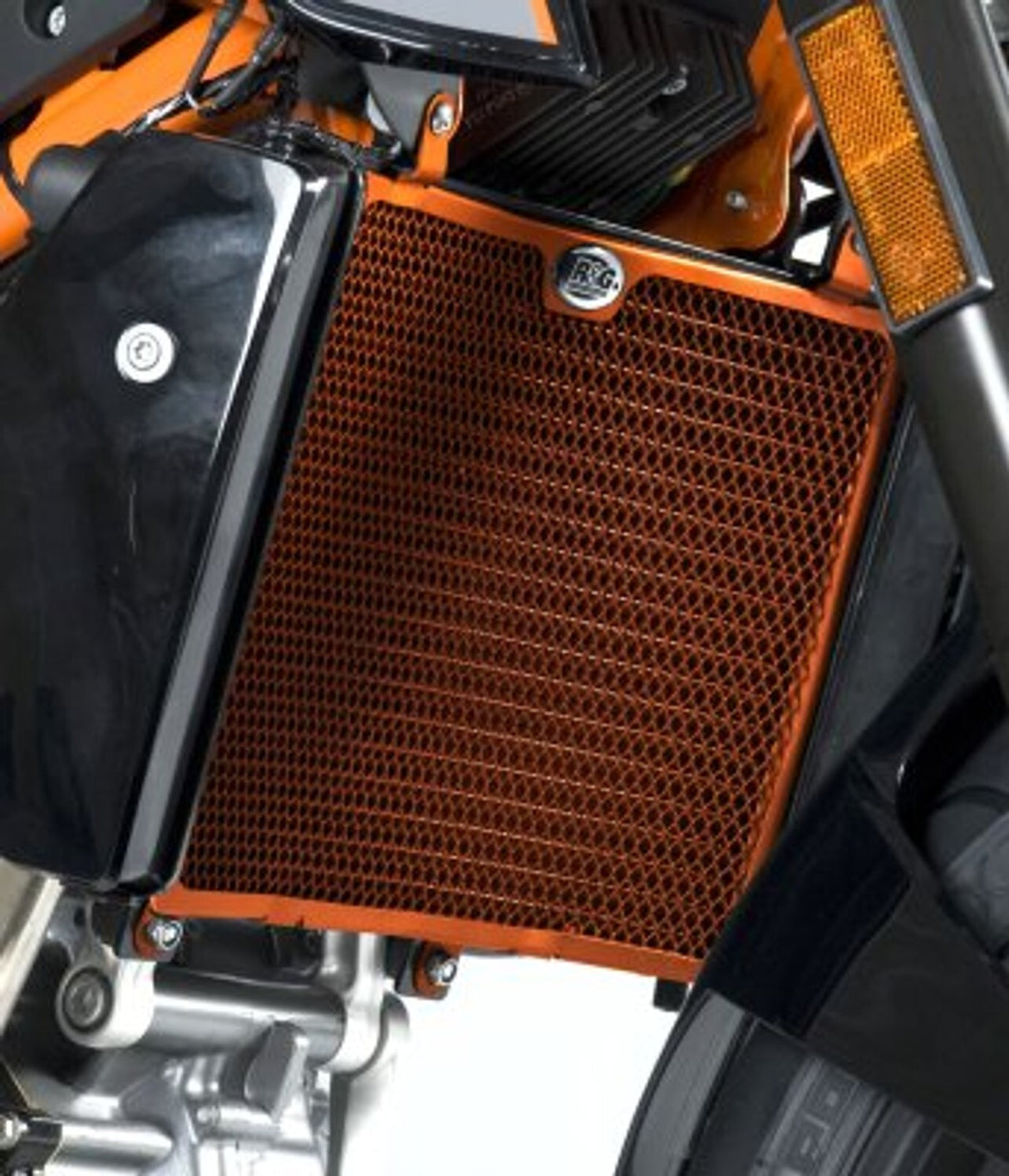 R&G Racing Radiator Guard Orange for KTM 690 Duke IIII 12-14/690 Duke R 13-18