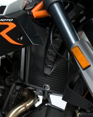 R&G Racing Radiator Guard Black for KTM 990 SMR 12-14/990 Supermoto 2008