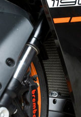 R&G Racing Radiator Guard Black for KTM RC8 08-14/RC8R 09-15