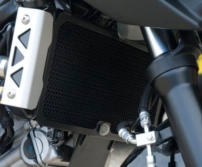 R&G Racing Radiator Guard Black for Suzuki SV650 Bikini 05-12/SV650 FullFaired 05-12/SV650 Unfaired 05-12