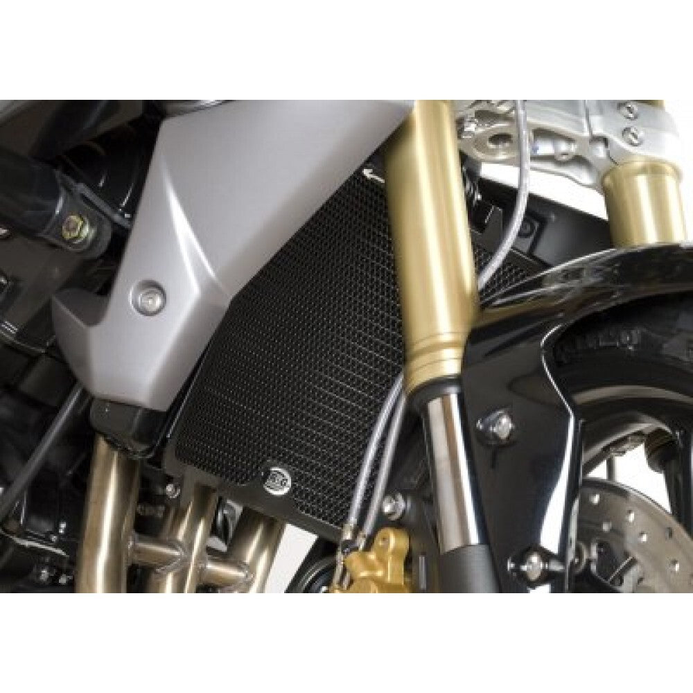 R&G Racing Radiator Guard Black for Triumph Street Triple 675 13-16/Street Triple 675 R 13-18