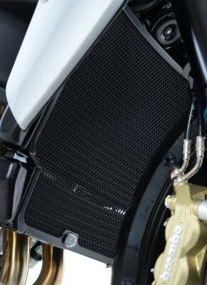 R&G Racing Radiator Guard Black for MV Agusta Brutale 800RR 2018/Dragster 800 14-18