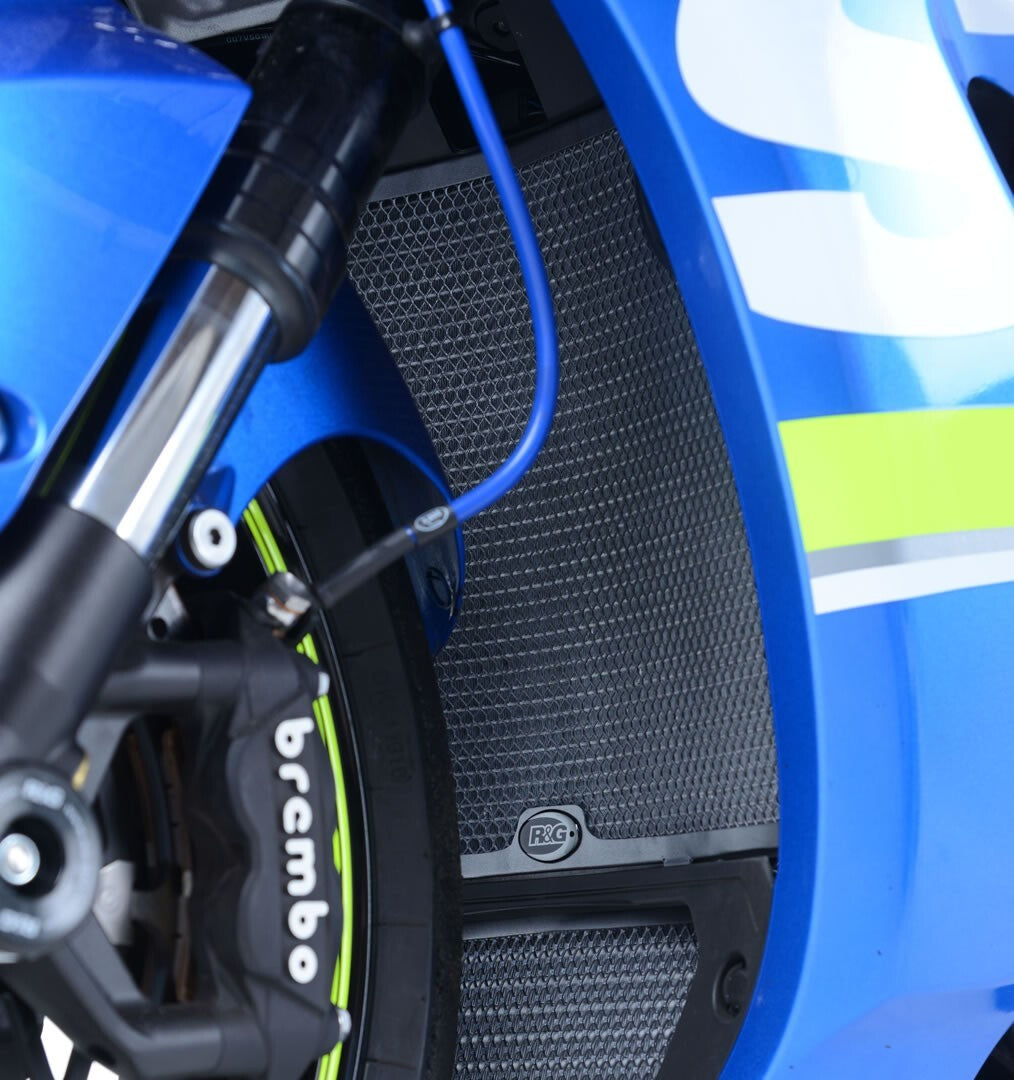R&G Racing Radiator Guard Black for Suzuki GSX-R1000/GSX-R1000R 17-20