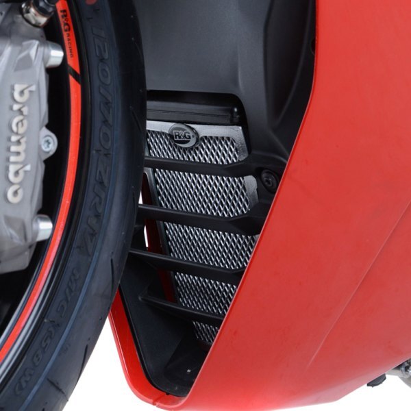 R&G Racing Radiator & Oil Cooler Guard Kit Black for Ducati Supersport 17-20/Supersport S 17-20